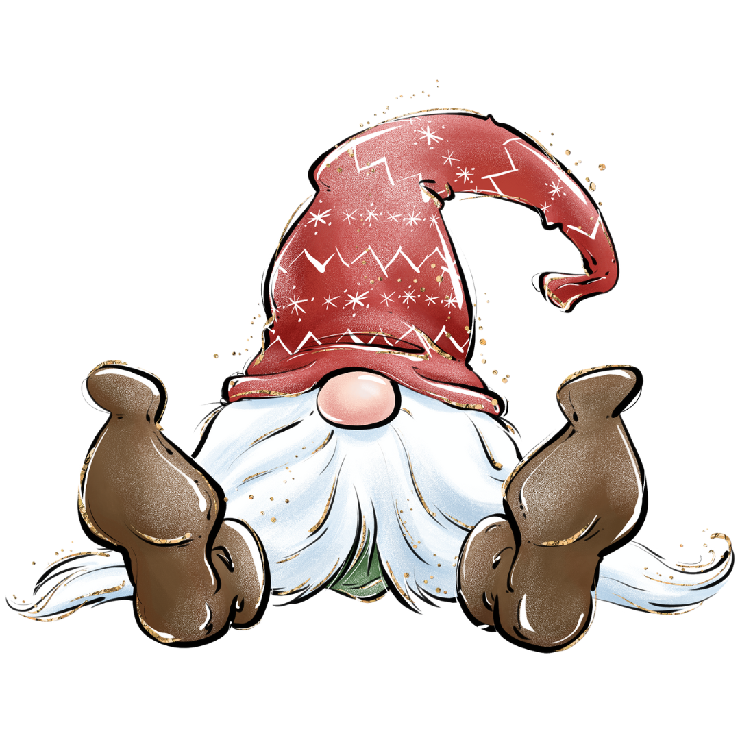 Bügelbild - Plott - Weihnachtswichtel - 12cm x 9cm