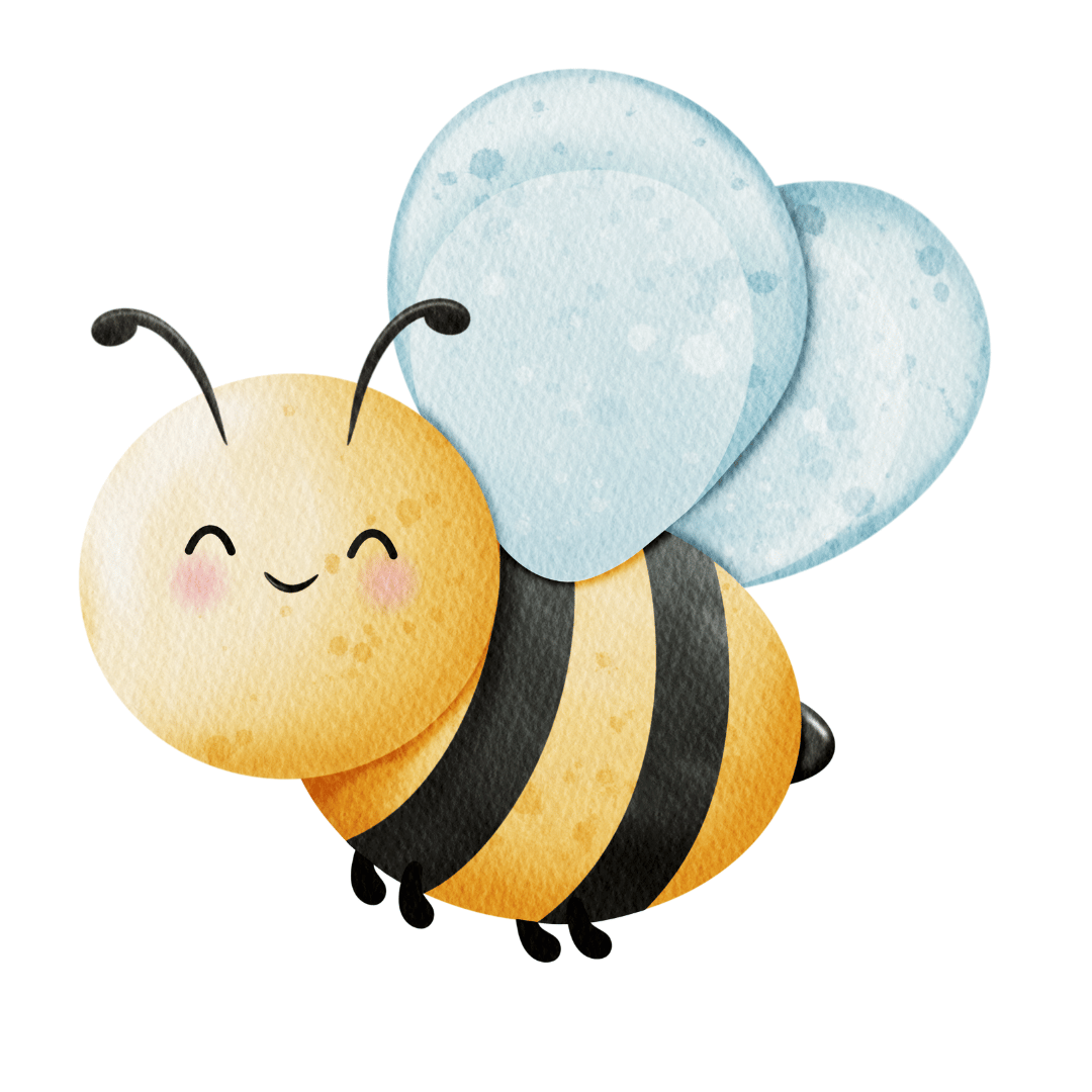 Bügelbild - Biene- ca. 12x11,8cm