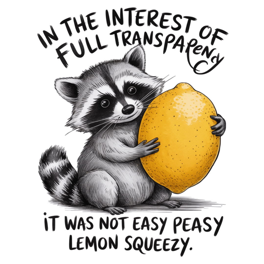 Bügelbild - Plott - Lemon Squeezy - 14cm x 18,3cm