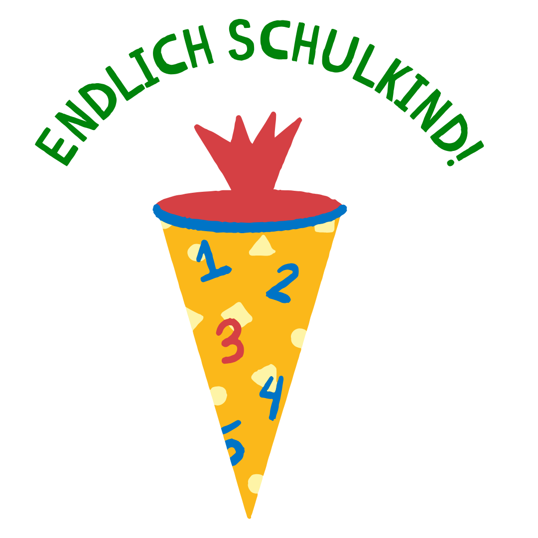 Bügelbild - Plott - Schulkind - 12cm x 13,4cm