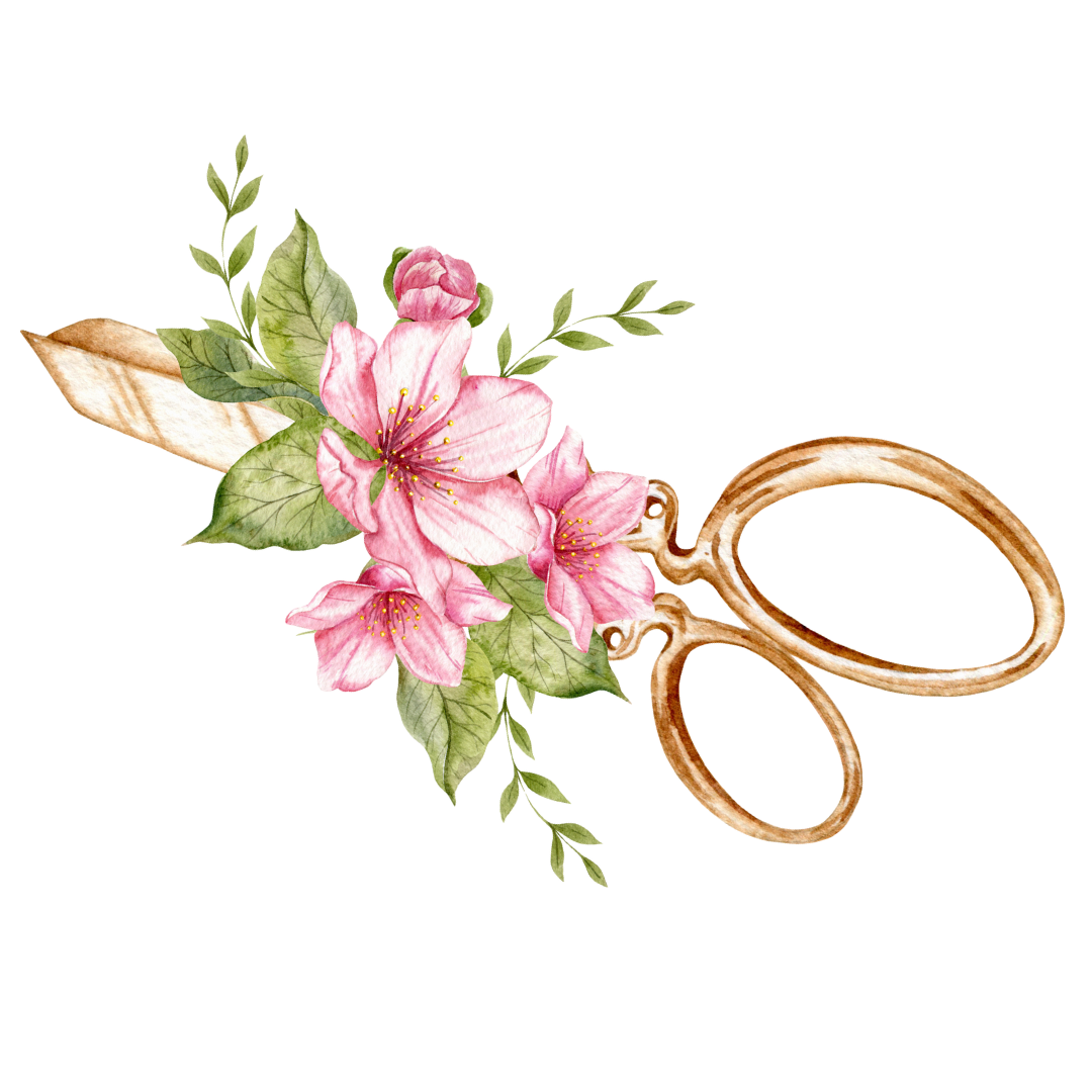 Bügelbild - Plott - Stoffschere - 8cm x 14,5cm