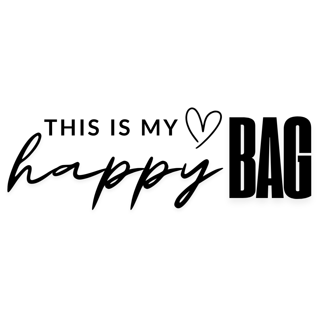 Bügelbild - Plott - This is my happy BAG - 13cm x 4cm